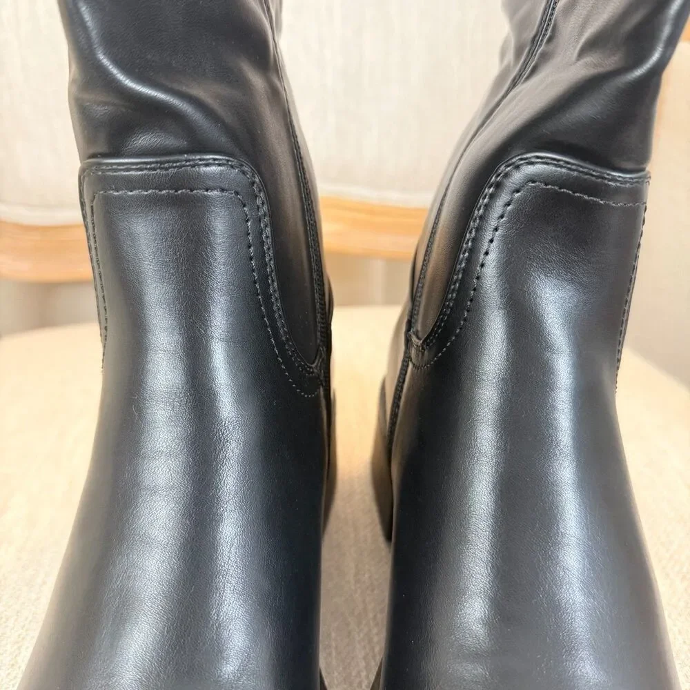 Pierre Dumas Paula knee-high round toe casual minimalist business comfort riding - Picture 6 of 8